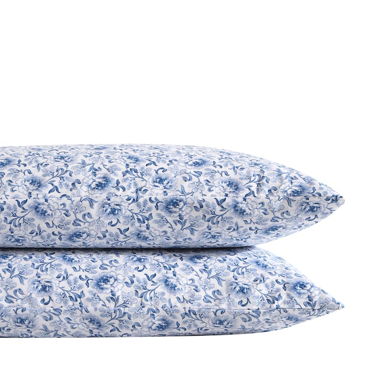Laura Ashley Soft & Silky Sateen Printed Cotton Sheet Set