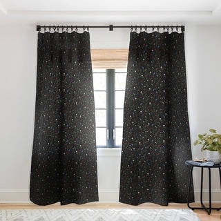 1-piece Sheer Night Bloom Made-to-Order Curtain Panel - 50 x 84 - Bed ...