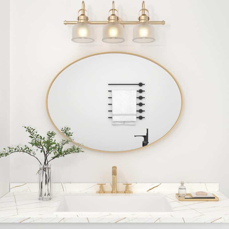 Modern Wall Mirrors Bedroom Mirrors Vanity Mirror with Iron Framed(1 Piece）