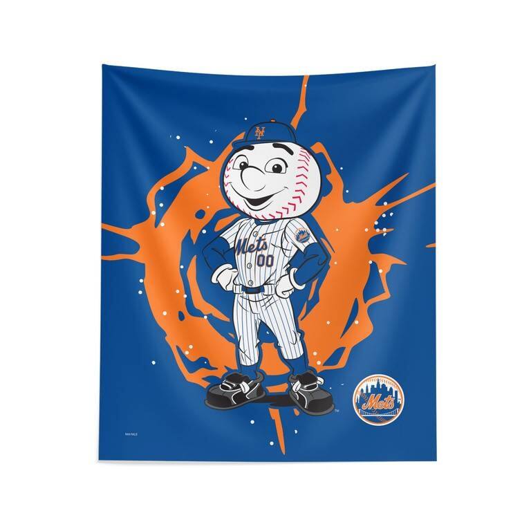 MLB Mascot Printed Wall Hanging - 34" x 40" - New York Mets