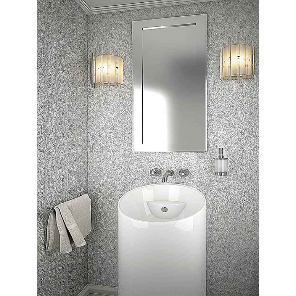 Apollo tile 11" x 11" Bijou Glossy Matte White Glass Tile (4.36 sq ft/case) - 5 Pack