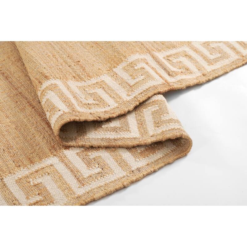 Erin Gates by Momeni Orchard Greek Key Hand Woven Wool and Jute Area Rug