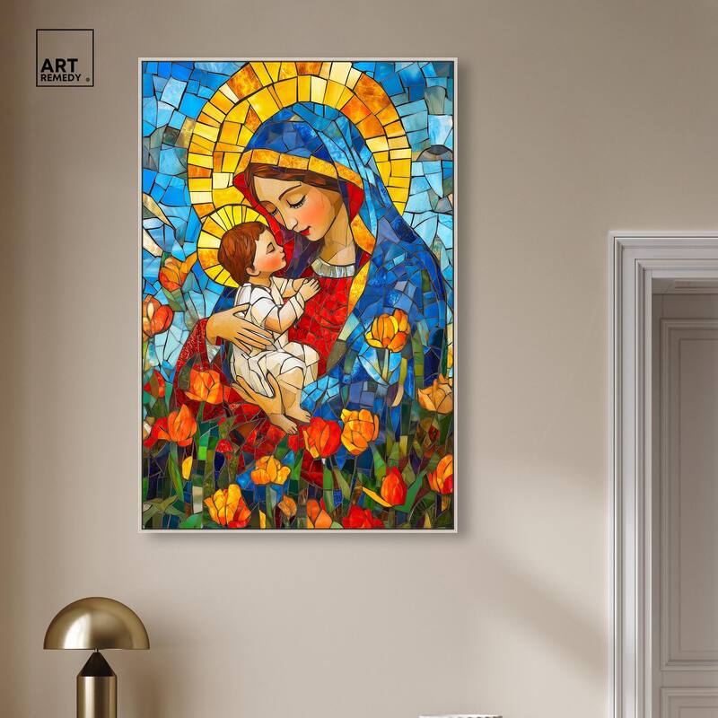 Glass Gospel I Canvas by Art Remedy