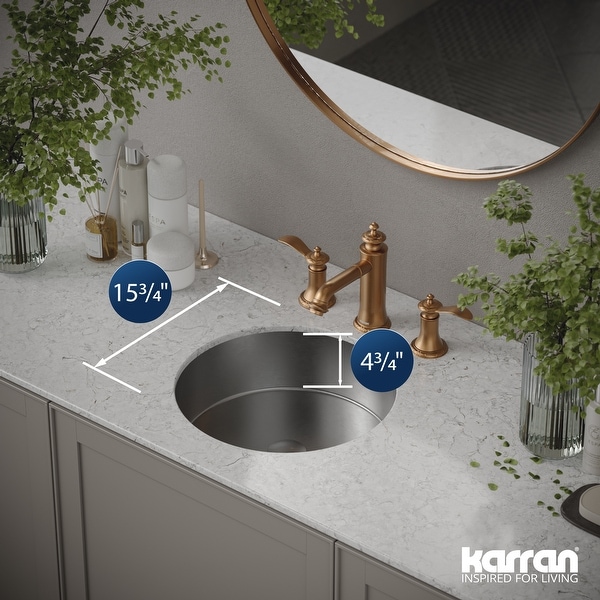 RK-5771　Karinn Karran Stainless Steel 23'' X 17-3/4'' Single Bowl
