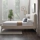 preview thumbnail 10 of 15, New Heights Dillon Upholstered Bed with Metal Legs