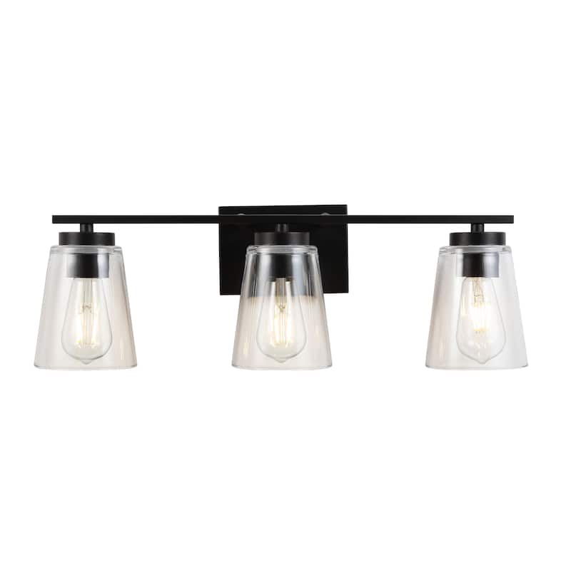SAFAVIEH Lighting Grezler 3 Light Wall Sconce - 26" x 6" x 7.8"