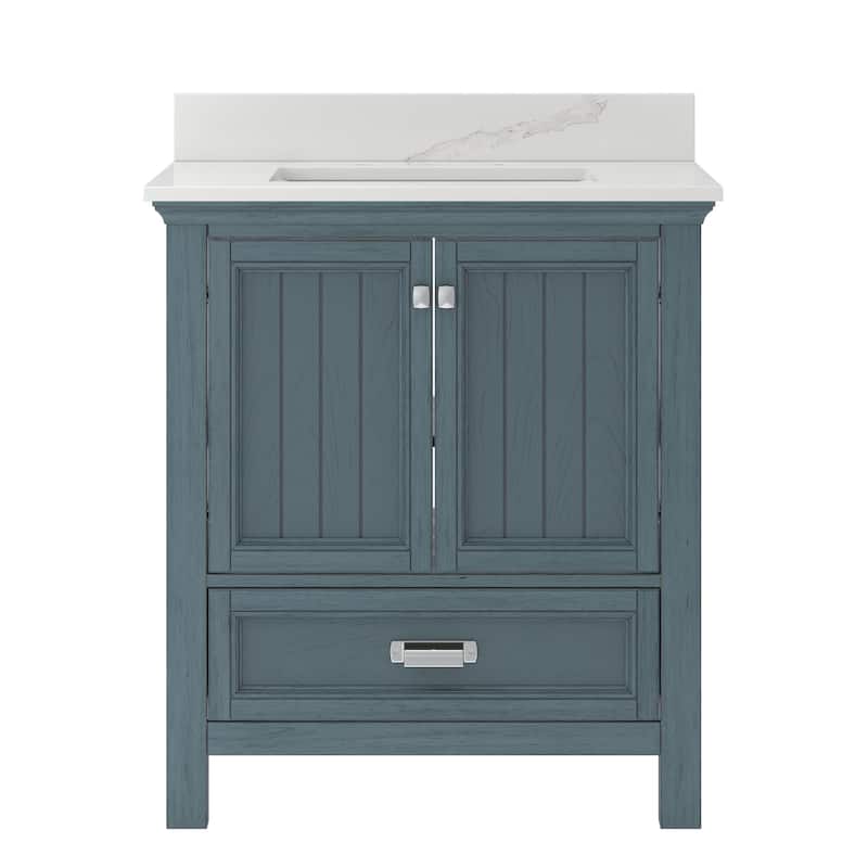 CRAFT + MAIN BAVT3122D-QCB Brantley 30" Free Standing Single Basin