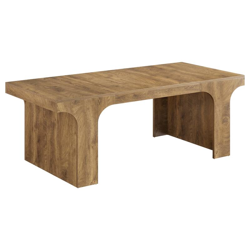 71" Large Wood Dining Table, Rectangular Kitchen Table, Dinner Accent Gathering Table