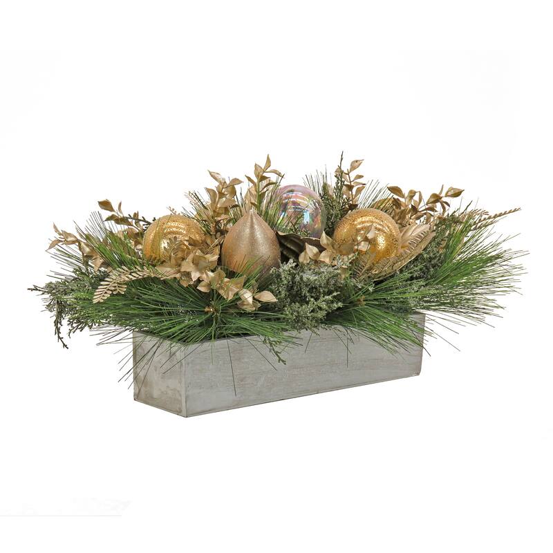 HGTV Home Collection Champagne Wishes Arrangement, Gold, 11in