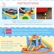 preview thumbnail 4 of 5, Inflatable Water Slide 5-in-1 Bounce House Water Park Jumping Castle