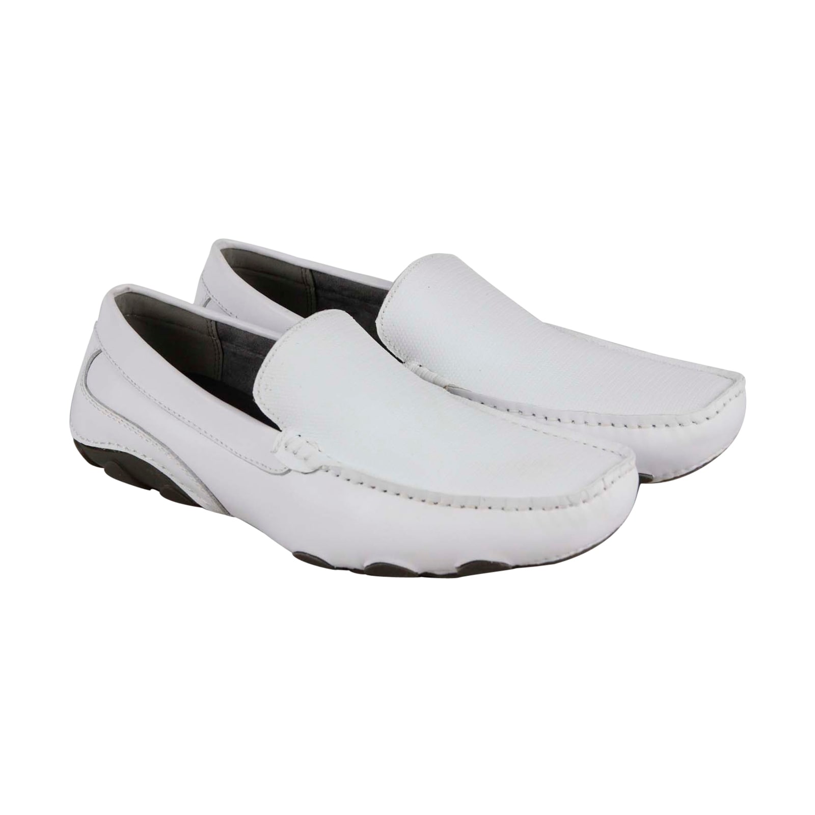 white casual dress shoes