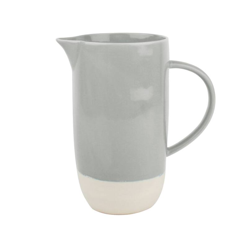 Shell Bisque Pitcher - Grey