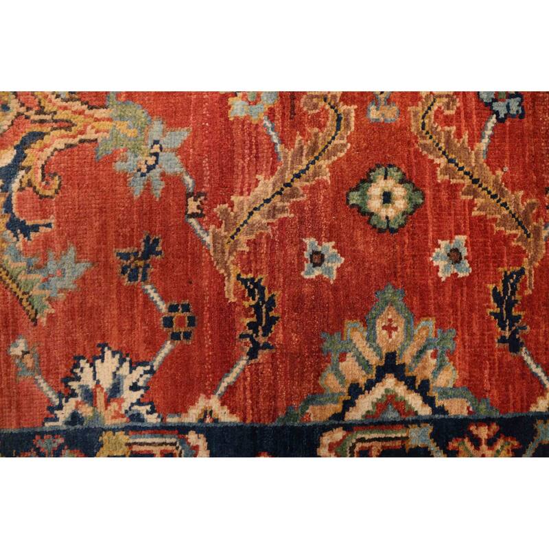 ECARPETGALLERY Hand-knotted Jules Sultane Dark Copper Wool Rug - 4'0 x 6'3