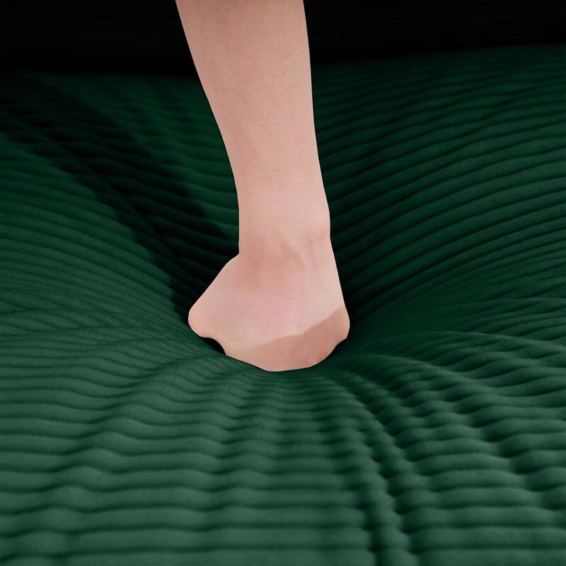 Roomfitters 3-Piece Modular Corduroy Sofa Set, Oversized Deep Seat Sectional with Memory Foam