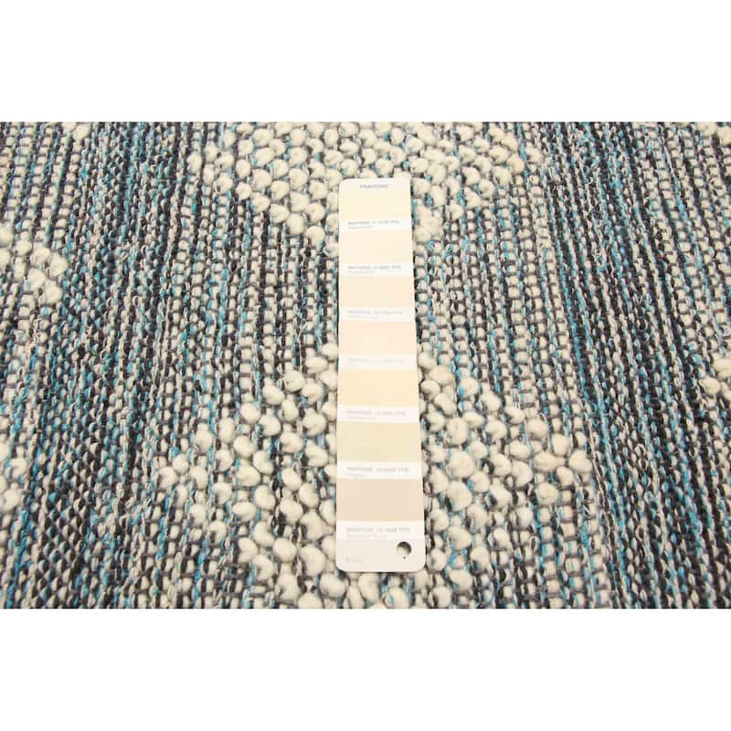 ECARPETGALLERY Braid weave Sienna Cream Wool Rug - 6'2 x 8'11