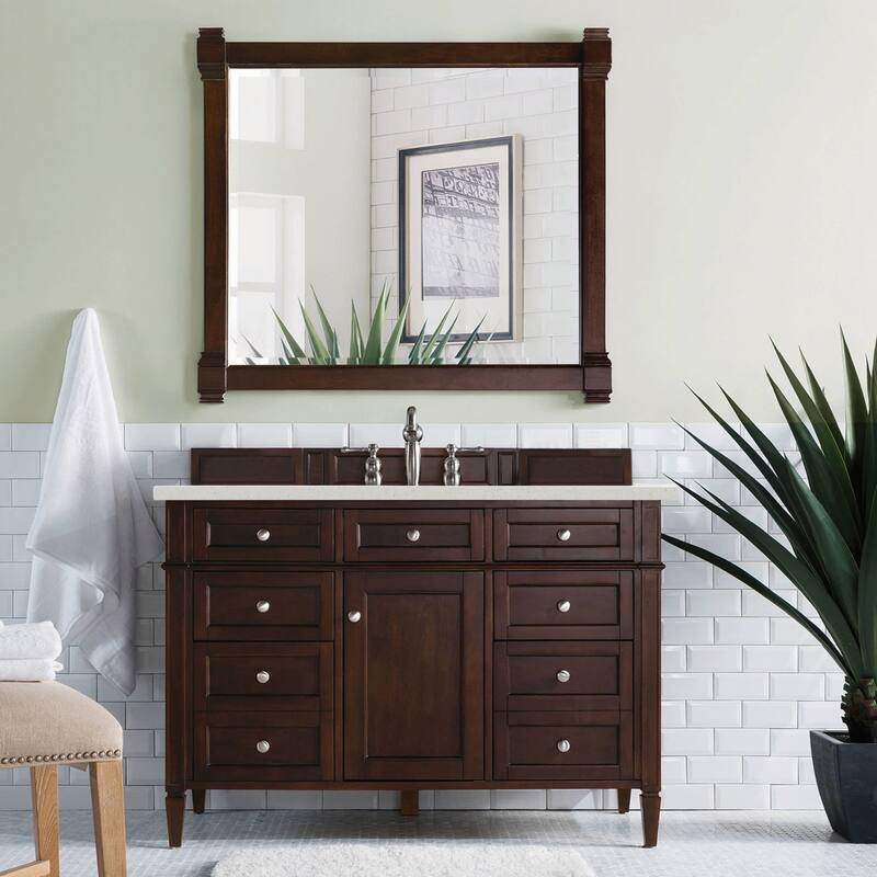 James Martin Vanities 650-V48-3LDL Brittany 48" Single Basin Poplar
