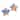 10.6 Illuminating Glass Americana Star Set of 2
