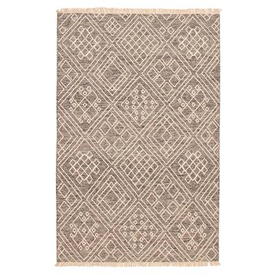Marrakech Grey Kilim 5'1" x 8'0" - 5'1 x 8'0