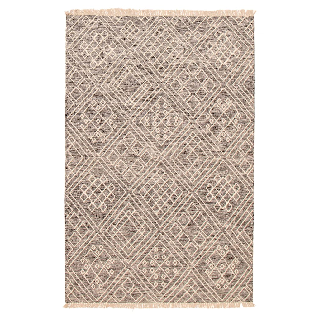 Marrakech Grey Kilim 5'1" x 8'0" - 5'1 x 8'0