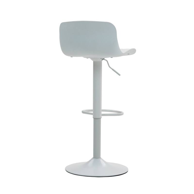 Adjustable Swivel Bar Stools Set of 2 - Modern Counter Height Kitchen Island Chairs with Back Support