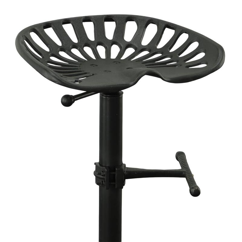 Adjustable Iron Tractor Seat Barstool