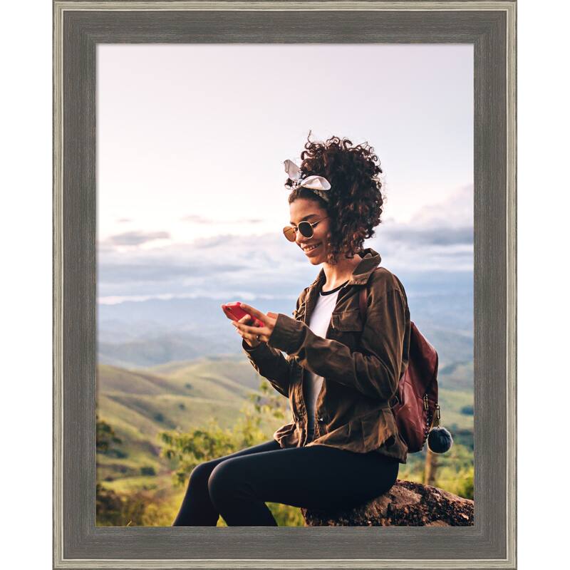 Cottage Grey Silver Picture Frame, Photo Frame - 22x28