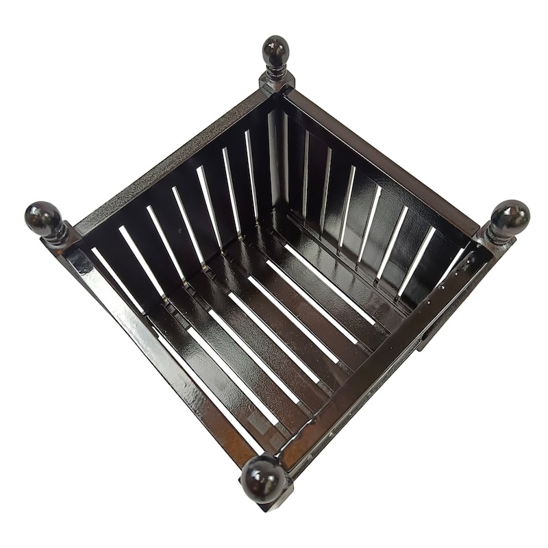Wood Outdoor Square Wooden Flower and Herb Pot for Garden, Porch and Patio