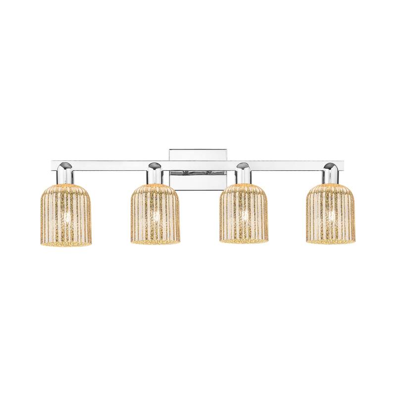 Innovations Lighting Downtown Urban - Bridal Veil - 4 Light 32" Bath Vanity Light