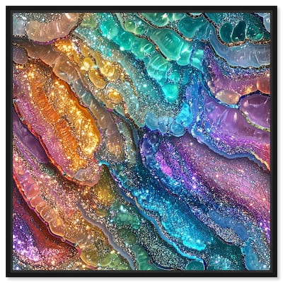 Glittering Spectrum I Canvas by Art Remedy