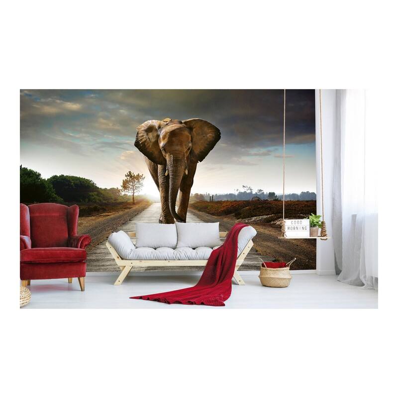 Dimex Walking Elephant Wall Mural