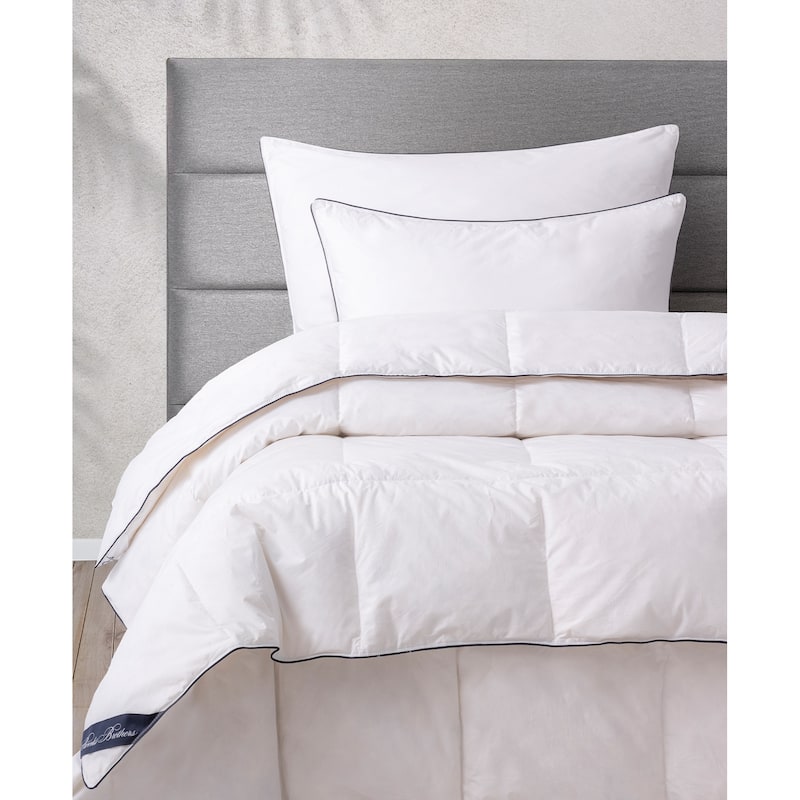 Brooks Brothers Goose Down / Feather Pillow - White