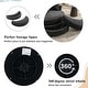 preview thumbnail 24 of 57, Roomfitters Modern 360° Swivel Barrel Chair with Hidden Storage Ottoman, Chenille Upholstery and Four Pillows