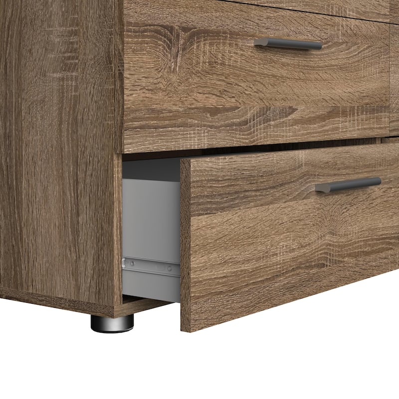 Porch & Den Angus Space-saving 8-Drawer Double Dresser