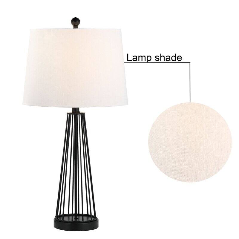 27" Metal Table Lamp Set (Set of 2)