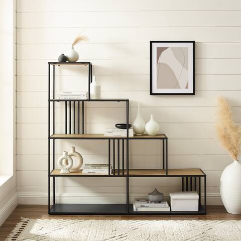 Middlebrook Contemporary Open Slat Divider Bookshelf