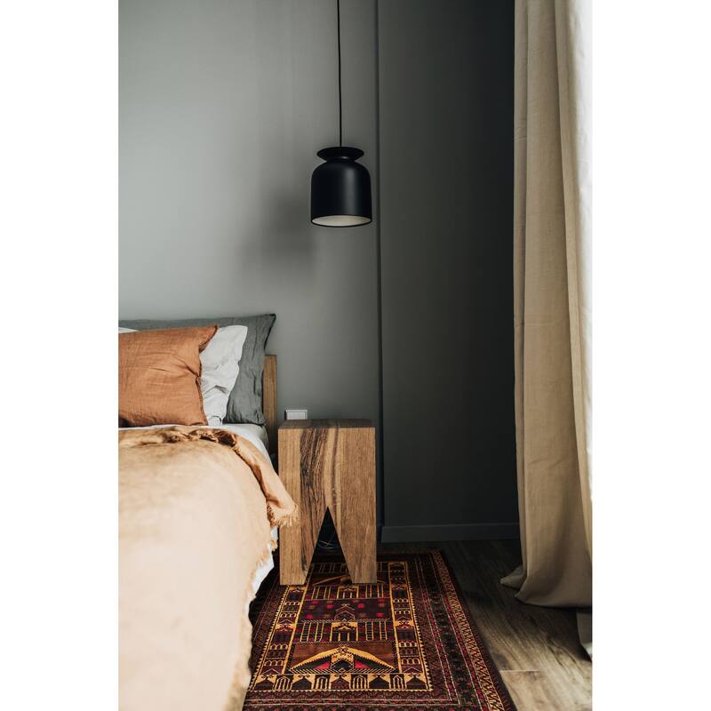 Teimani Orange Rug 2'11" x 4'8" - 2'11 x 4'8