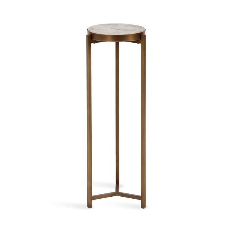 Kate and Laurel Aguilar Glam Drink Table - 9x9x23