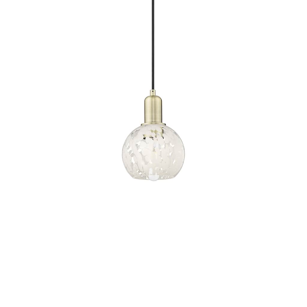Innovations Lighting 716-1P-9-6 White Mouchette Pendant White