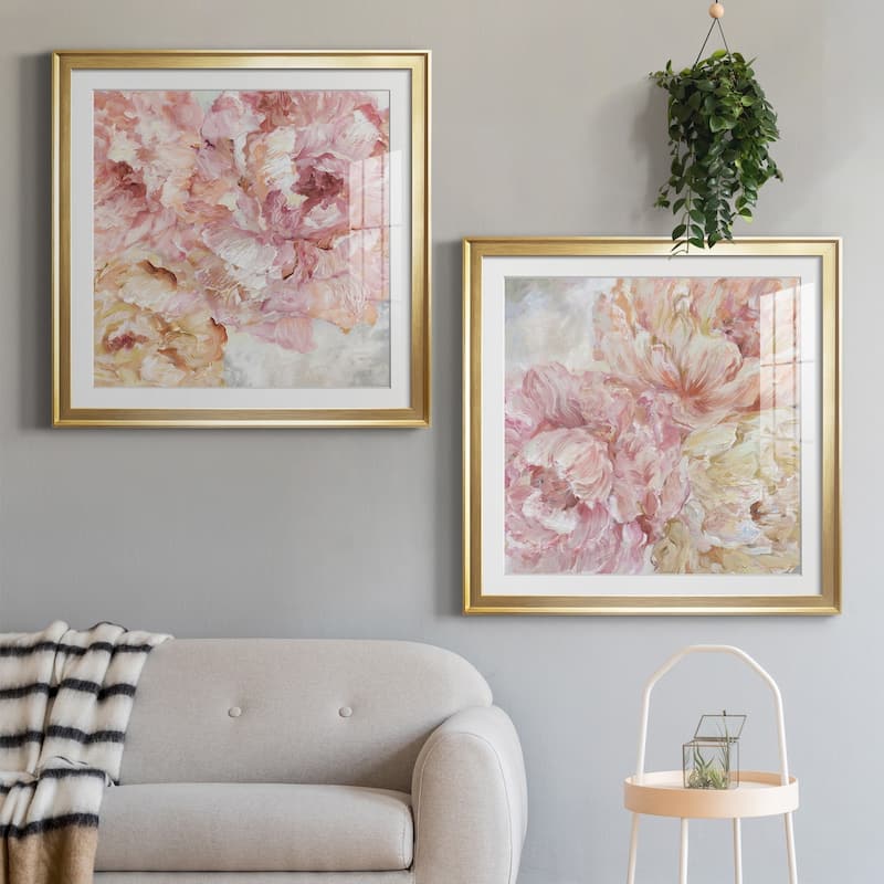 Contemporary Peonies I Premium Framed Print - Ready to Hang