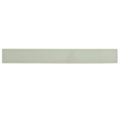 Apollo tile 2" x 16" Horizonte Glossy Soft Mint Green Ceramic Tile (10.76 sq ft/case) - 50 Pack