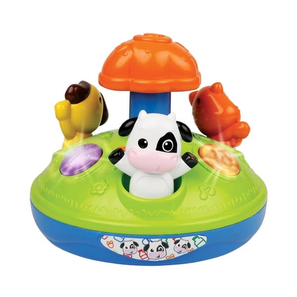 slide 2 of 3, Animal Friends Spinner - Blue