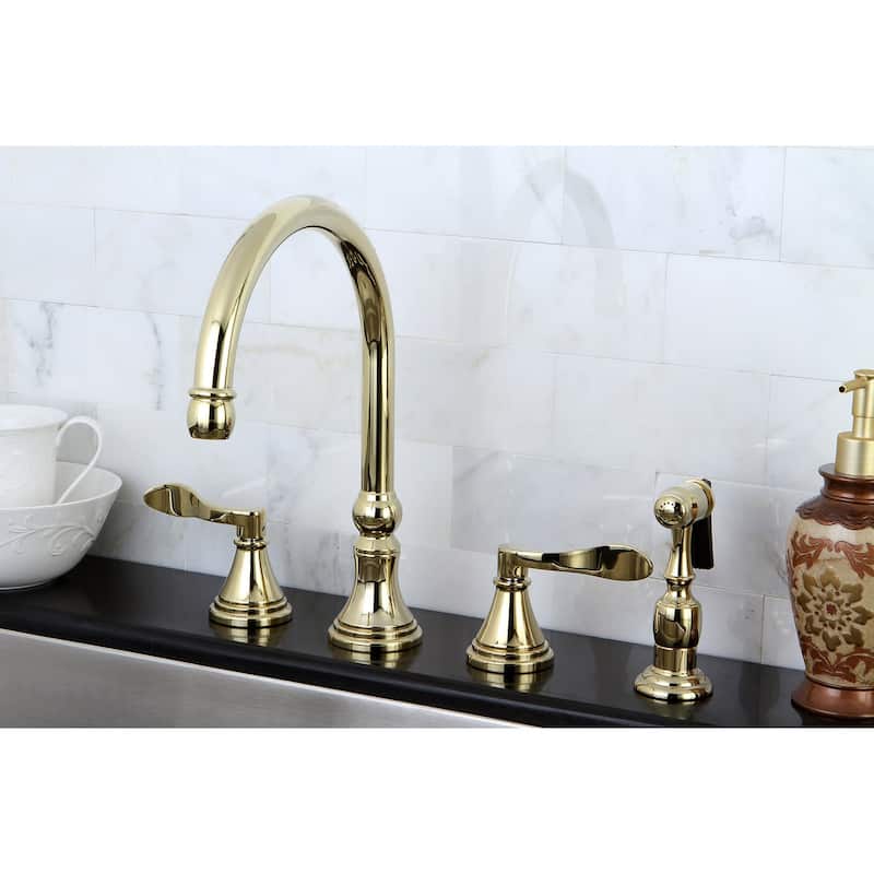Kingston Brass NuFrench Kitchen Faucet - Includes Side Spray