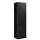 preview thumbnail 30 of 31, Modern Tall Bathroom Cabinet, Freestanding Storage Cabinet with Hooks and Adjustable Shelves, for Bathroom, White