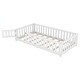 preview thumbnail 24 of 23, Twin Size Kids Floor Bed with Guardrails and Door