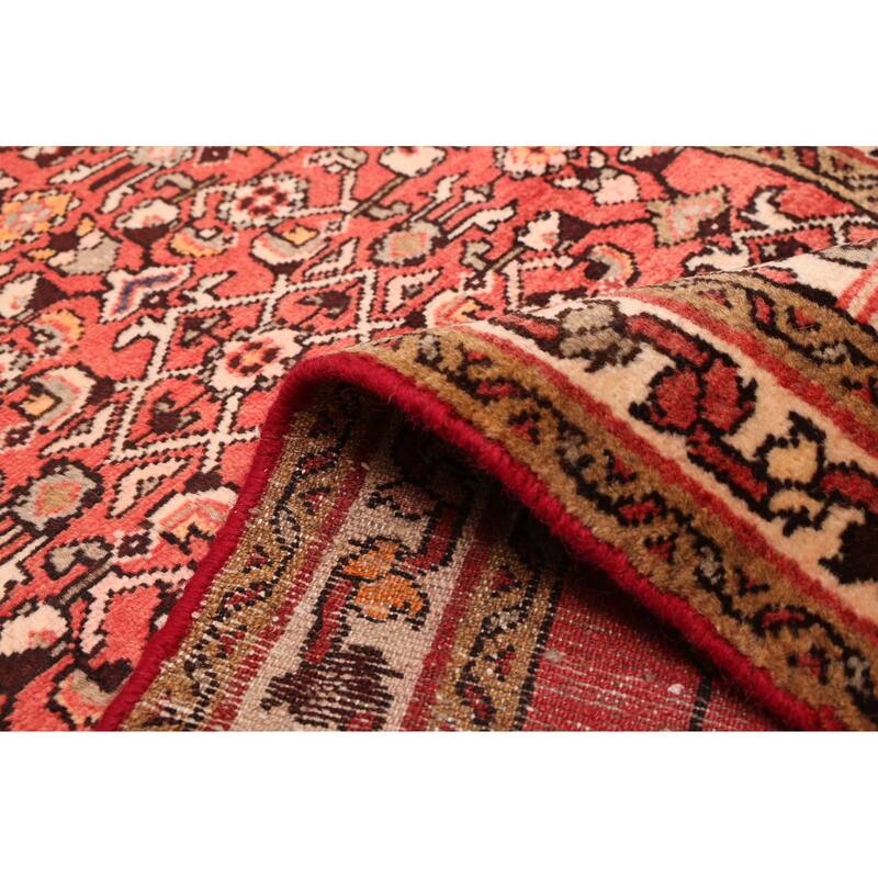 ECARPETGALLERY Hand-knotted Andelz Light Red Wool Rug - 2'8 x 10'6