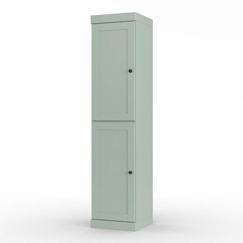 Palace Imports 100% Solid Wood 16.5" Bathroom Storage Cabinet with Shaker Doors and Adjustable Shelves
