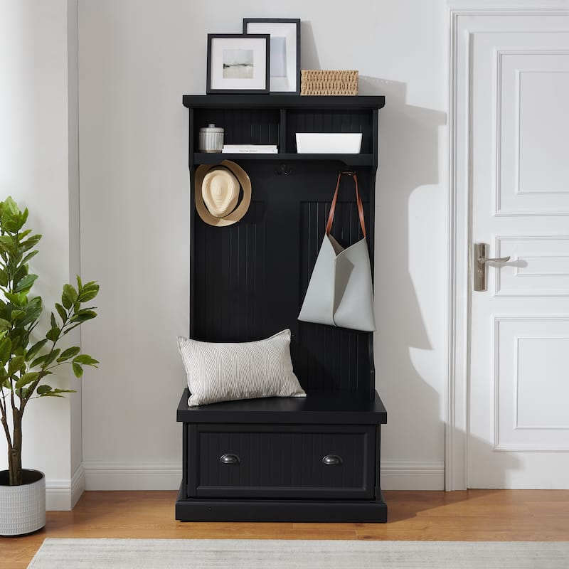 Crosley Shoreline Hall Tree - 15.75"x31.5"x64.25"