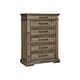 preview thumbnail 2 of 3, Ashley Furniture Markenburg Brown 6 Drawer Chest