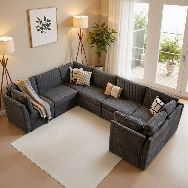 OVIOS Nordic Style Corner Sofa​
