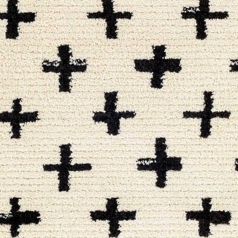 Livabliss Casual Casablanca Shag Graphic Area Rug